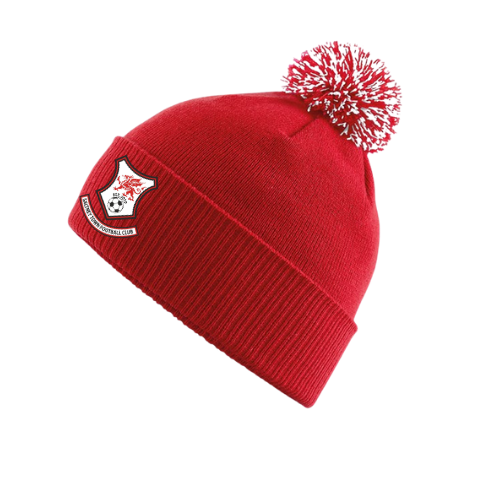 Saltney Town FC Supporters Winter Hat Top Mark Uniforms