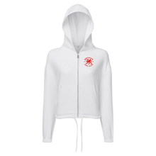 Wrexham Run Club Cropped Oversize Full-Zip Hoodie
