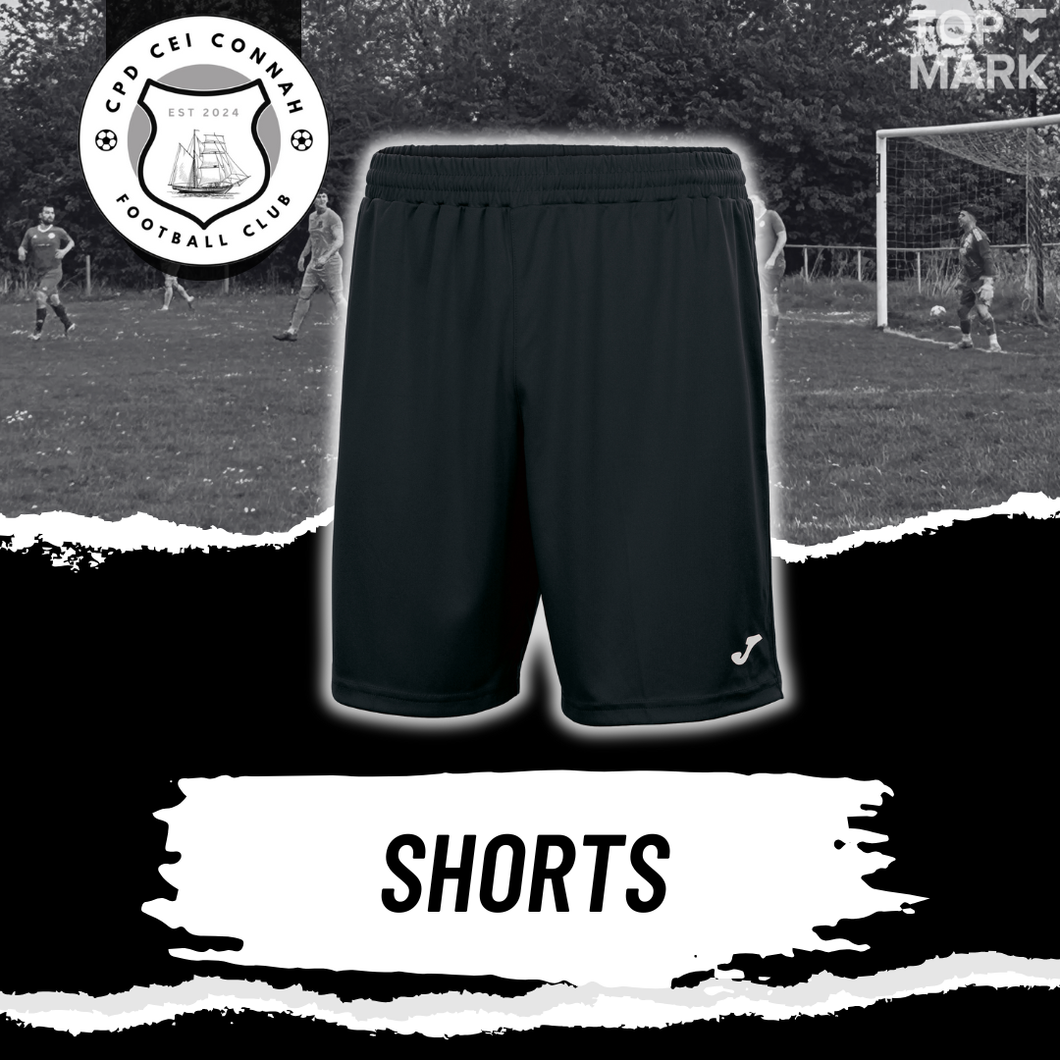 Cei Connah FC Nobel Training Shorts – Black