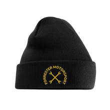 Forrester Motorsport Beanie Hat | Black with Embroidered Logo