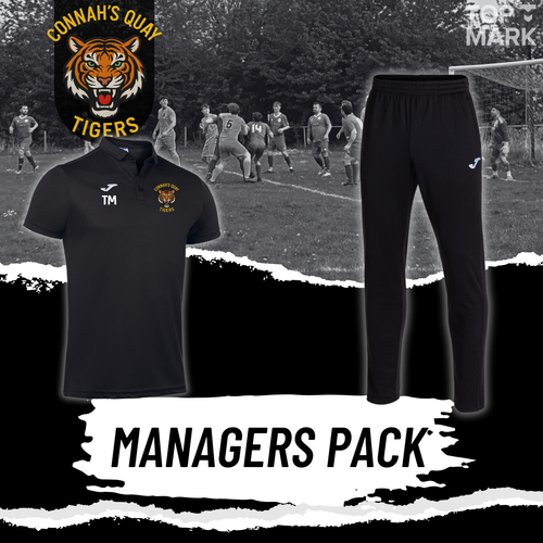 Connah’s Quay Tigers Manager’s Pack | Polo & Tracksuit Set
