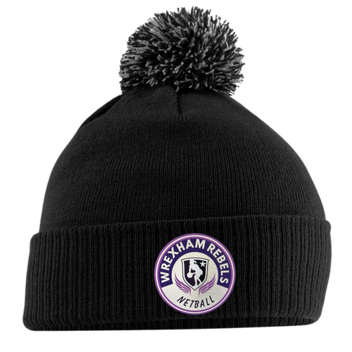 Wrexham Rebels Netball Bobble Hat