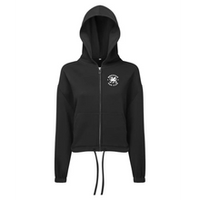 Wrexham Run Club Cropped Oversize Full-Zip Hoodie