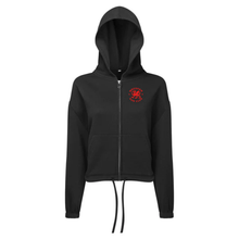 Wrexham Run Club Cropped Oversize Full-Zip Hoodie