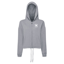 Wrexham Run Club Cropped Oversize Full-Zip Hoodie