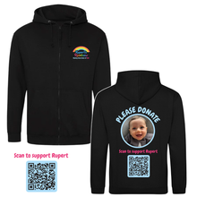 Rupert's Rainbow -  Zipped Hoodie