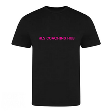 HLS Netball Coaching T-Shirt - Jet Black