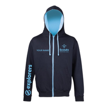 Tryfan ESU Two-Tone Zipped Hoodie
