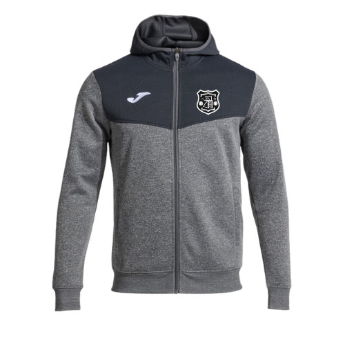 Llay Welfare FC  -  Grey/Black Zip Hoodie