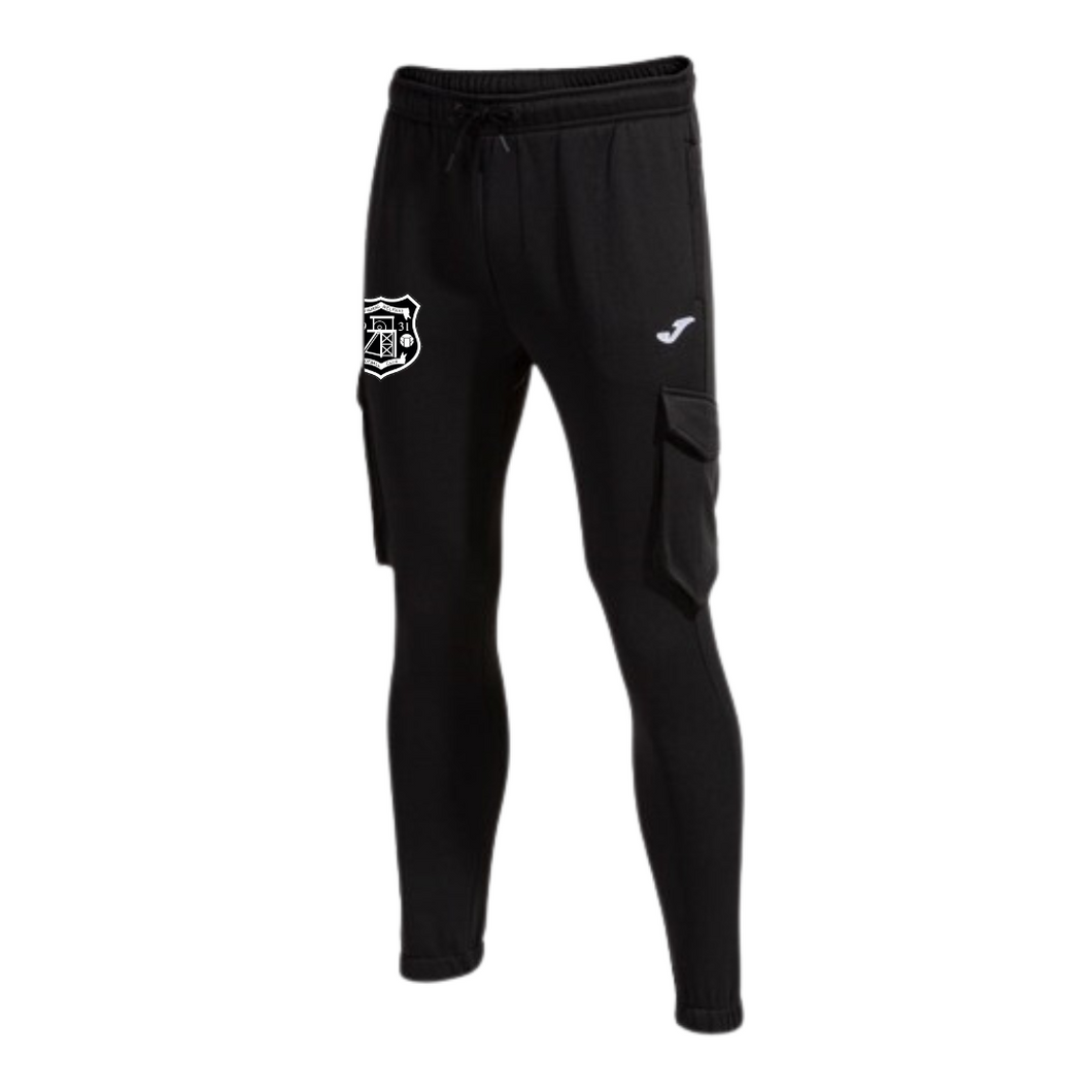 Llay Welfare FC  -  Black Campus Tracksuit Bottoms