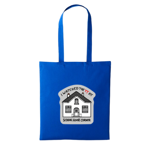 School House - Royal Blue Tote Bag