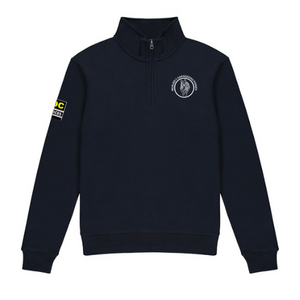 Merlod Y Carneddau Ponies - *Unisex* Navy 1/4 Zip Sweatshirt