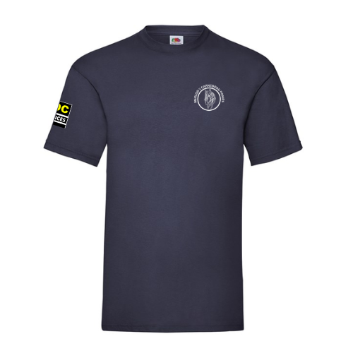 Merlod Y Carneddau Ponies - Navy Round Neck T-Shirt
