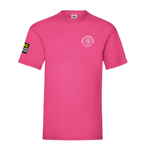 Merlod Y Carneddau Ponies - Hot Pink Round Neck T-Shirt
