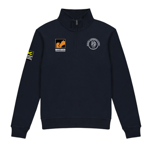 Merlod Y Carneddau Ponies - *Unisex* Navy 1/4 Zip Sweatshirt