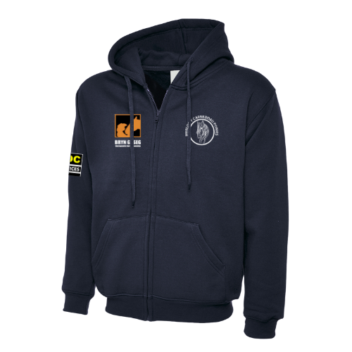 Merlod Y Carneddau Ponies - *Unisex* Navy Full Zip Hoodie