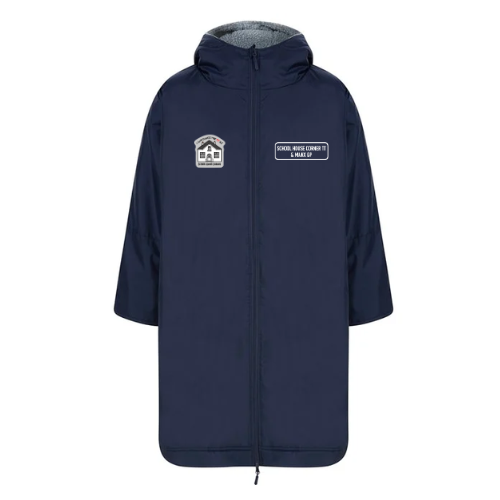 School House - *Unisex* Navy Dry Robe
