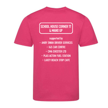School House - Hot Pink Round Neck T-Shirt