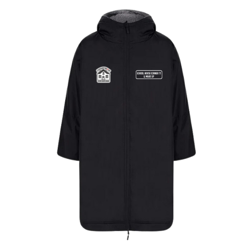 School House - *Unisex* Black Dry Robe