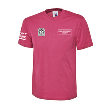 School House - Hot Pink Round Neck T-Shirt