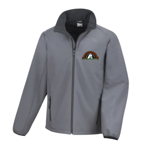 Wrexham Miners Project - Charcoal/Black  Softshell Jacket