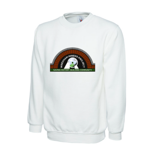 Wrexham Miners Project - White Sweat Shirt