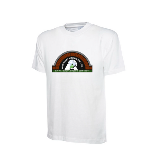 Wrexham Miners Project - White Cotton T-Shirt