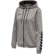 HML AUTHENTIC POLY ZIP HOODIE WOMAN