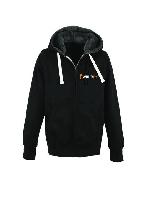 WilLBFit Chunky Faux Fur Lined Chunky Zoodie
