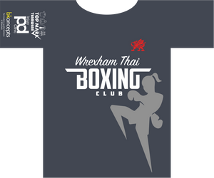 Wrexham Thai Boxing Short Sleeved T-Shirt - Sponsored