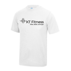 KT Fitness - White Active T-Shirt