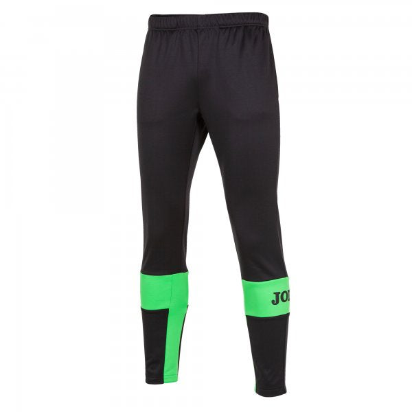 JOMA FREEDOM LONG PANTS BLACK-FLUOR GREEN