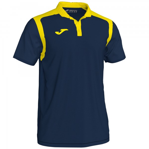 JOMA POLO CHAMPIONSHIP V DARK NAVY-YELLOW S/S