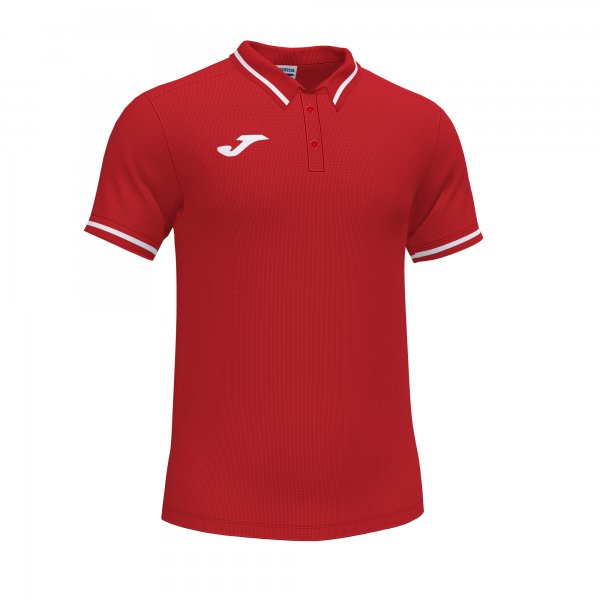 JOMA CONFORT II SHORT SLEEVE POLO RED
