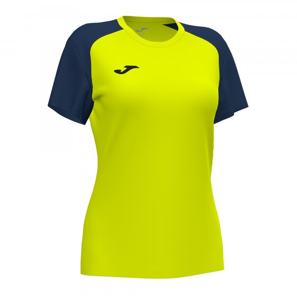 JOMA ACADEMY IV SHORT SLEEVE T-SHIRT FLUOR YELLOW NAVY