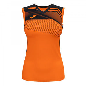 JOMA SUPERNOVA II T-SHIRT ORANGE-BLACK SLEEVELESS