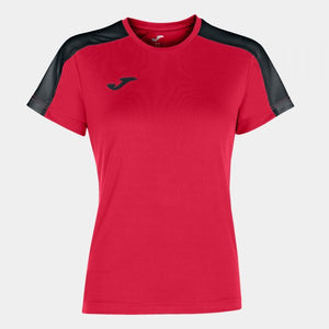 JOMA ACADEMY SHORT SLEEVE T-SHIRT RED BLACK