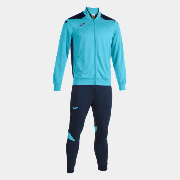JOMA CHAMPIONSHIP VI TRACKSUIT FLUOR TURQUOISE-NAVY