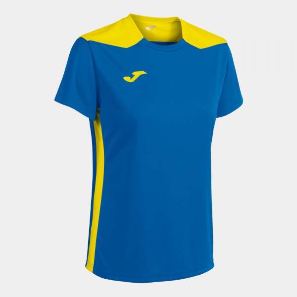 JOMA CHAMPIONSHIP VI SHORT SLEEVE T-SHIRT ROYAL YELLOW