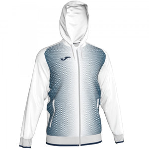 JOMA JACKET HOODED SUPERNOVA WHITE-DARK NAVY