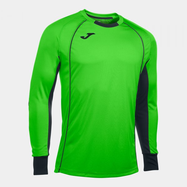 JOMA GOALKEEPER SHIRT DESIGNED WITH ROUNDED COLLAR INCLUDES PROTECTION AT THE ELBOW TO ABSORB IMPACT WITHOUT REDUCING MOBILITY. THE SLEEVES HAVE AN OPTIMAL FIT SINCE THE CUFFS ARE RIBBED.