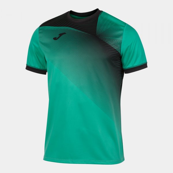 JOMA HISPA II T-SHIRT GREEN-BLACK S/S