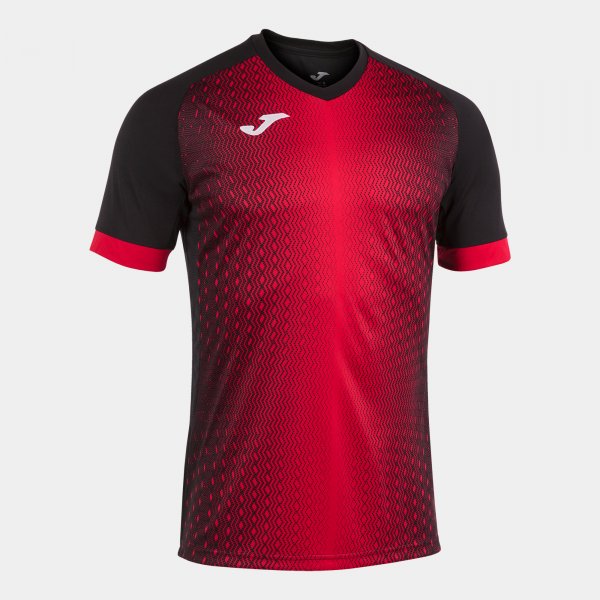 JOMA SUPERNOVA T-SHIRT BLACK-RED S/S