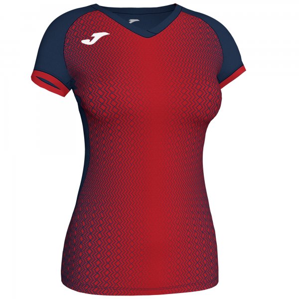 JOMA SUPERNOVA T-SHIRT DARK NAVY-RED S/S