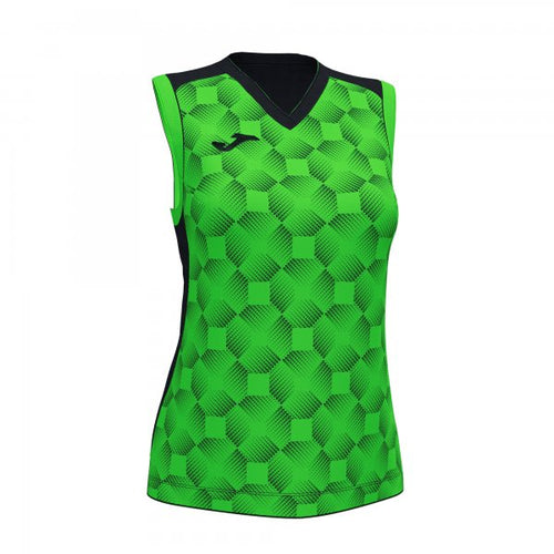 JOMA SUPERNOVA III SLEEVELESS SHIRT BLACK FLUOR GREEN