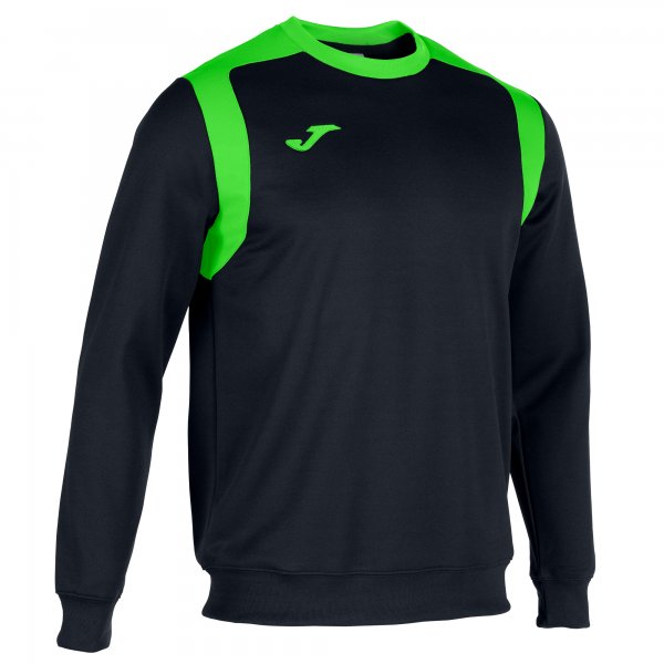 JOMA SWEATSHIRT CHAMPIONSHIP V BLACK-FLUOR GREEN