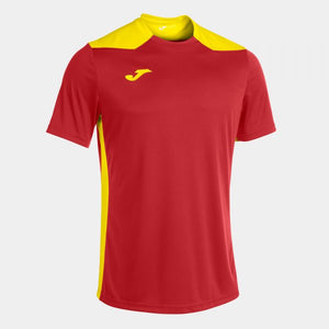 JOMA CHAMPIONSHIP VI SHORT SLEEVE T-SHIRT RED YELLOW