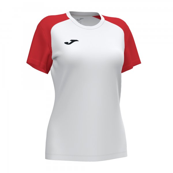JOMA ACADEMY IV SHORT SLEEVE T-SHIRT WHITE RED