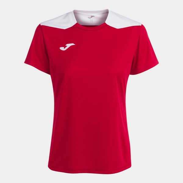 JOMA CHAMPIONSHIP VI SHORT SLEEVE T-SHIRT RED WHITE