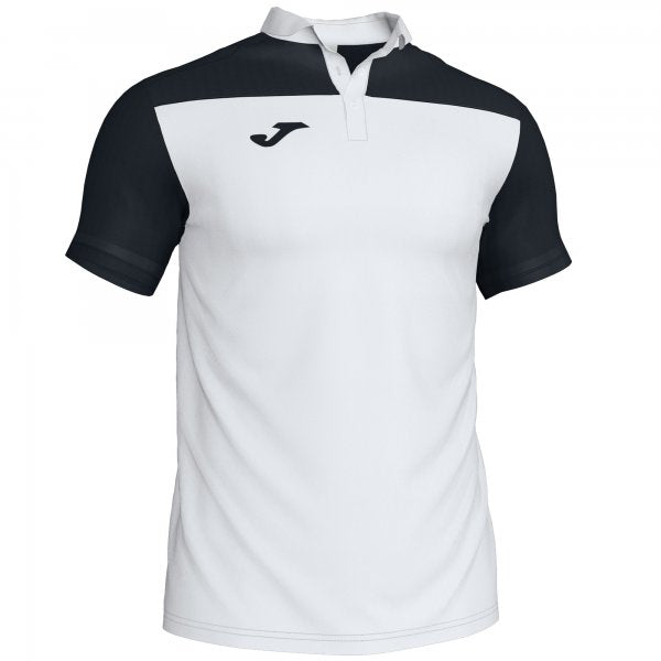 JOMA POLO SHIRT HOBBY II WHITE-BLACK S/S